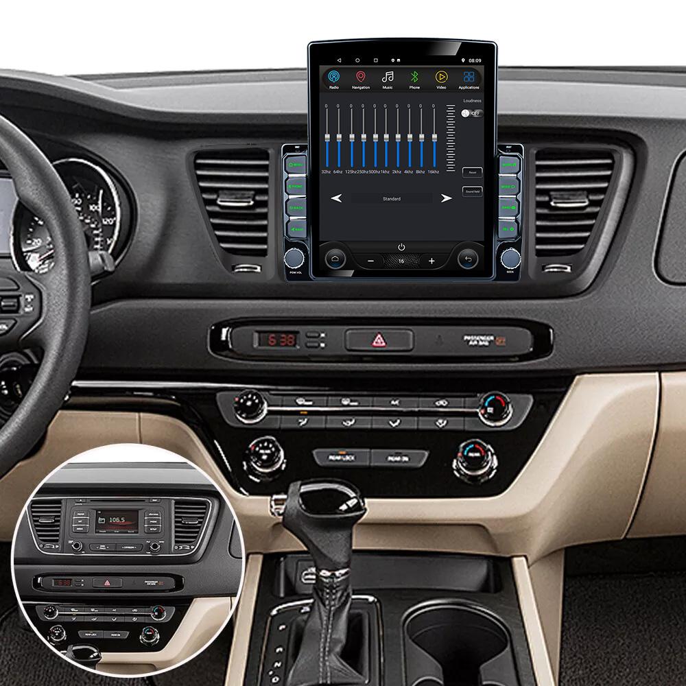 9,7-дюймовый вертикальный экран Tesla Android автомобильное радио GPS для Kia Carnival YP Sedona 3T 2014-2020 навигация GPS мультимедиа видео