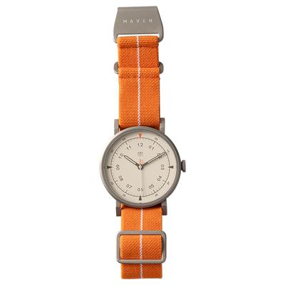 Часы Maven 40 мм СЕРИЯ THE URBAN SCOUT Минималистичные Модные Часы ОРАНЖЕВЫЕ P [Официальный Магазин] (МУС-01 40ММ)