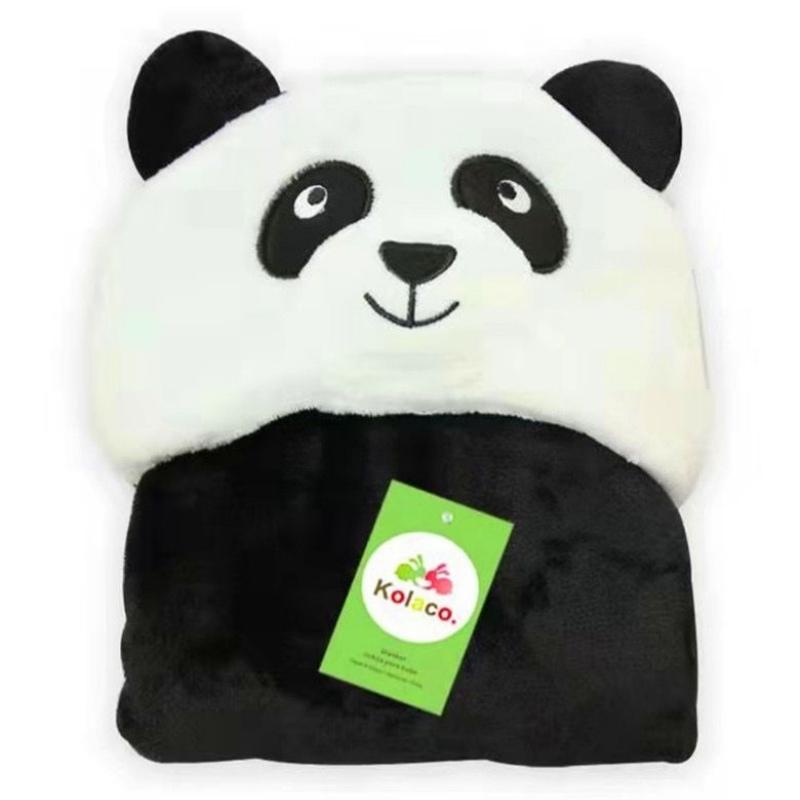 Baby Clothes Hooded Bath Towel Cow Bathrobe Cartoon Animal Cloak Flannel Bath Towel Blanket