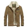 Men's Cotton-padded Casual Fit Short Version Men's Coat Large Size Fleece Jacket