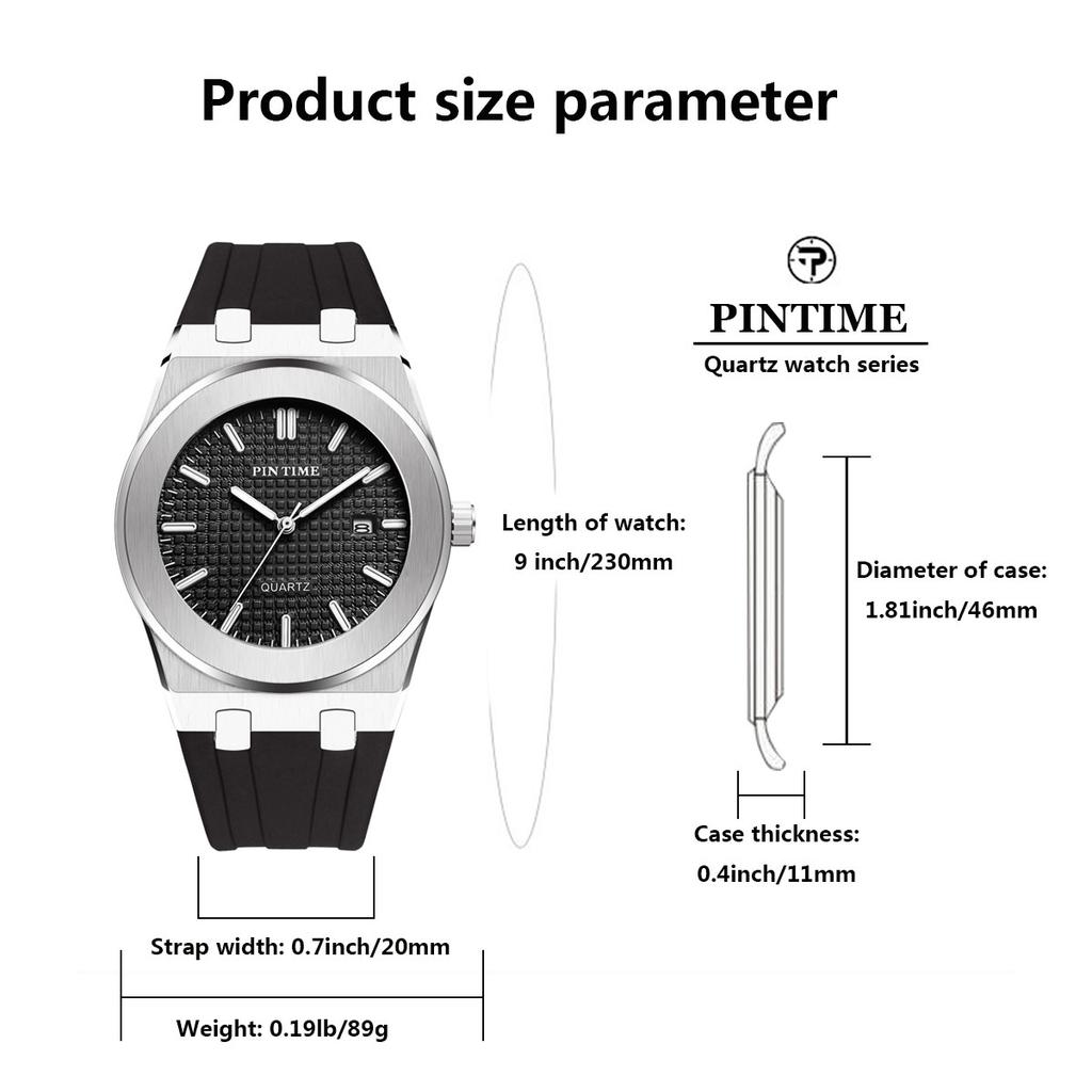 1pc Men's Quartz Watch, Made of Quartz, with Silicone Strap. A Fashionable Quartz Watch for Men, Suitable for All Occasions. Any