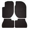Резиновые коврики для автомобиля для: Land Rover Freelander I Внедорожник (1996-2006) - черные, облегающие