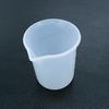 2Pcs 100ML Measuring Cup Clear Scales Pointed Diversion Port Anti-spill DIY No-rinse Silicone Measuring Cup ARI