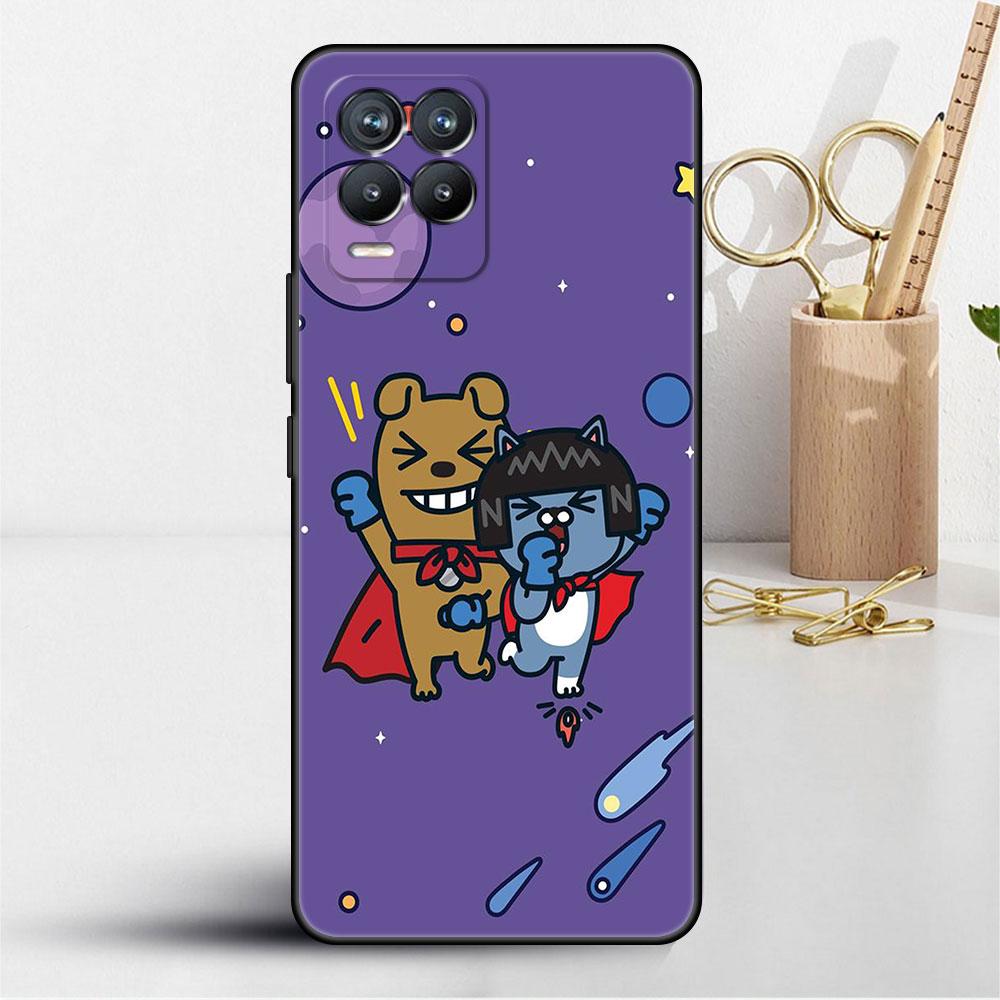 Чехол Kakao Friends для Realme 8 C21y GT Neo 2 3 8i C21 7 C11 6 C12 C35 C3 GT 9 Pro C12 Master Funda Чехол для телефона