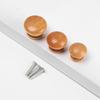 Furniture Fitting Wardrobe Pulls Cabinet Door Handle Cabinet Pulls Drawer Knob Natural Wooden