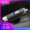 2025 ABS Car Handbrake Cover For BMW M Sport M2 M3 M4 M5 M6 E46 E90 E60 F10 F30 E39 E36 F20 E87 Leather Hand Brake Cover Acc