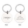 Engravable Stainless Steel Pet ID Tag - Shiny, Anti Loss, Lightweight, Cat Collar, Hanging Tag, Durable, Engraved Pet Nameplate,