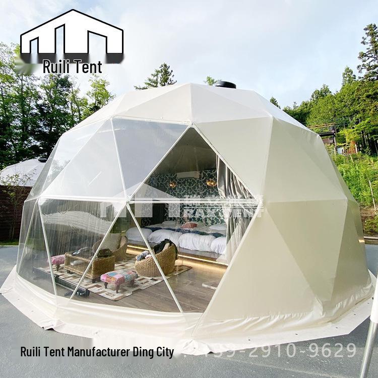 6-8m Transparent Starry Sky Dome Tent for Outdoor Tourist and Scenic Areas