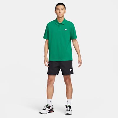Men's Shirt Nike Club Polo Shirt Men's Green