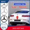 AABGV1 GLA W201 2025 Car For Mercedes benz AMG 3D ABS silver/Black 9cm 90mm car rear Tail Trunk emblem badge sticker Decals
