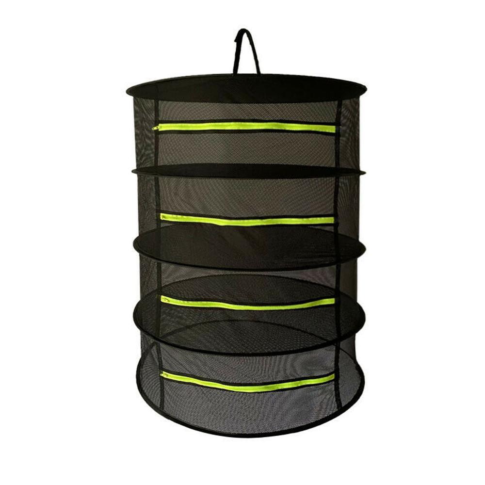 4-слойная сушилка сетка, большая полка, подвесная сушилка для гидропонных растений