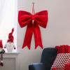 Christmas Tree Decorations, Large Red Velvet Bow Decorations, Shop Window Decorations, Background Wall Decorations