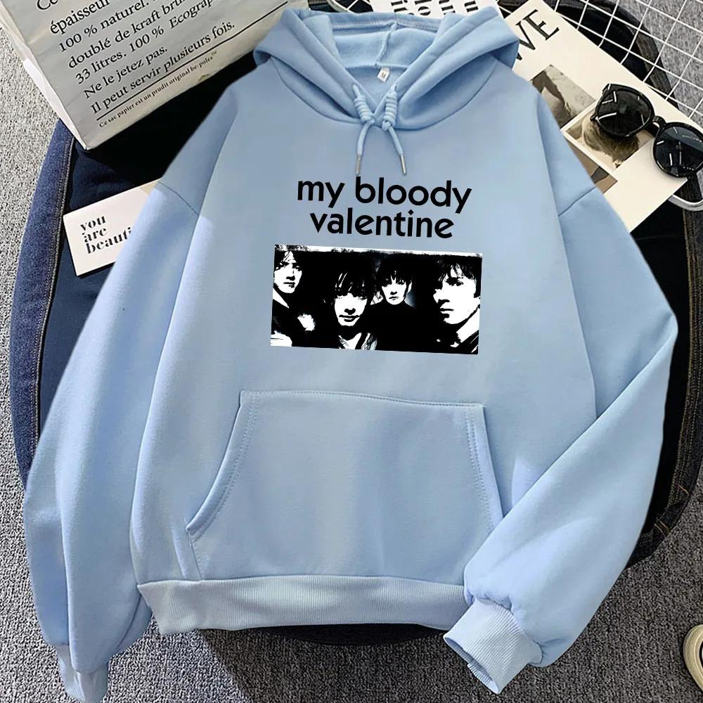 Rock Band My Bloody Valentine Hoodies Ropa De Mujer Sudaderas Soft Hooded Sweatshirts Long Sleeve Fall Winter Pullovers Clothing