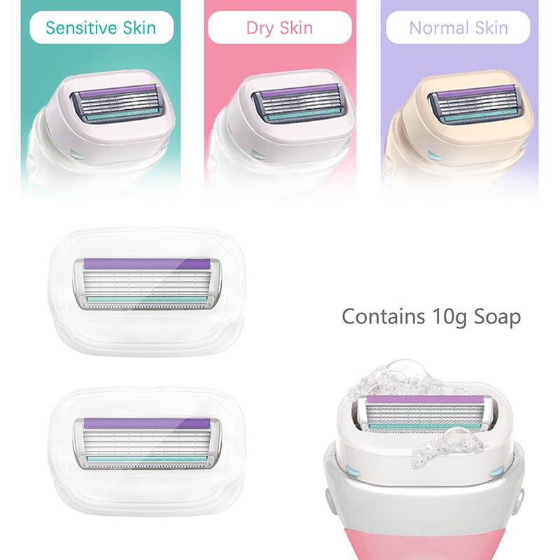 Женские безопасные лезвия для бритья волос Original Schick Intuition Natural Sensitive Skin