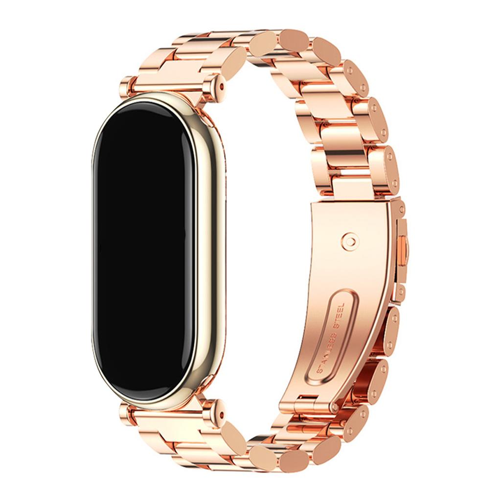Ремешок для Mi Band 9 для браслета Mi Band 8 Для браслета Xiao mi Band 8 Ремешок для часов из нержавеющей стали для Mi Band 7 6 5 3 4 Металлический ремешок