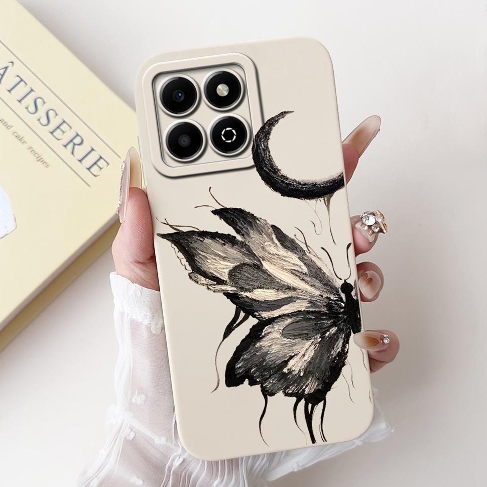 Colorful Flower Case For Honor X6b Coque Silicone Soft Cover For Huawei Honor X 6b 6a X6A Phone Cases Covers Bumper