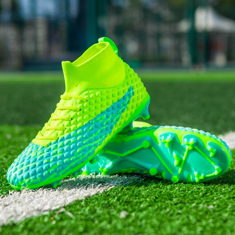 2024 Мужские футбольные бутсы большого размера Сверхлегкие футбольные бутсы для мальчиков Кроссовки Нескользящие футбольные бутсы AG/TF Ботильоны унисекс