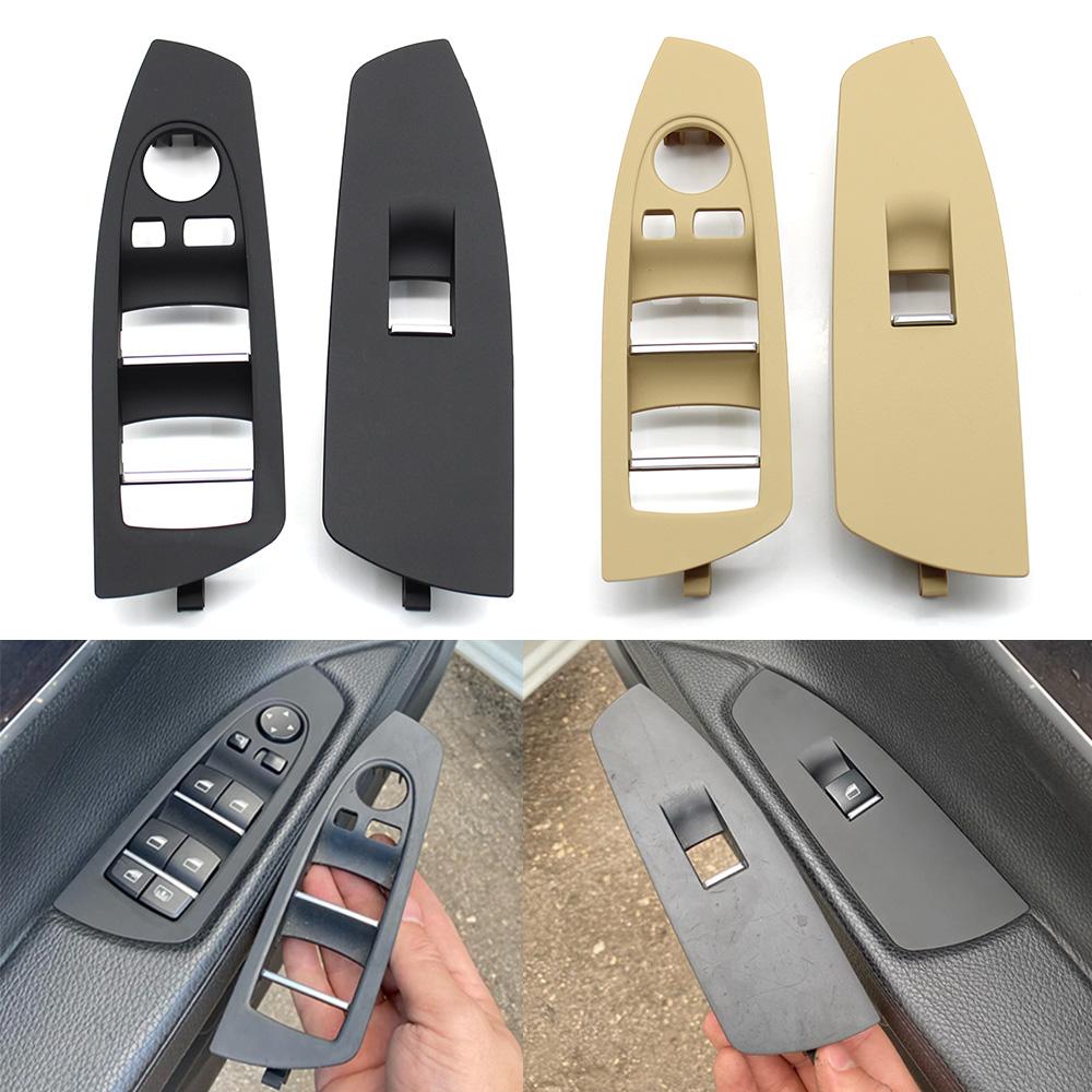 LHD Car Front Left Right Window Lifter Switch Outer Frame Panel Cover For BMW 7 Series F01 F02 730i 735i 740i 745i 750i 760i