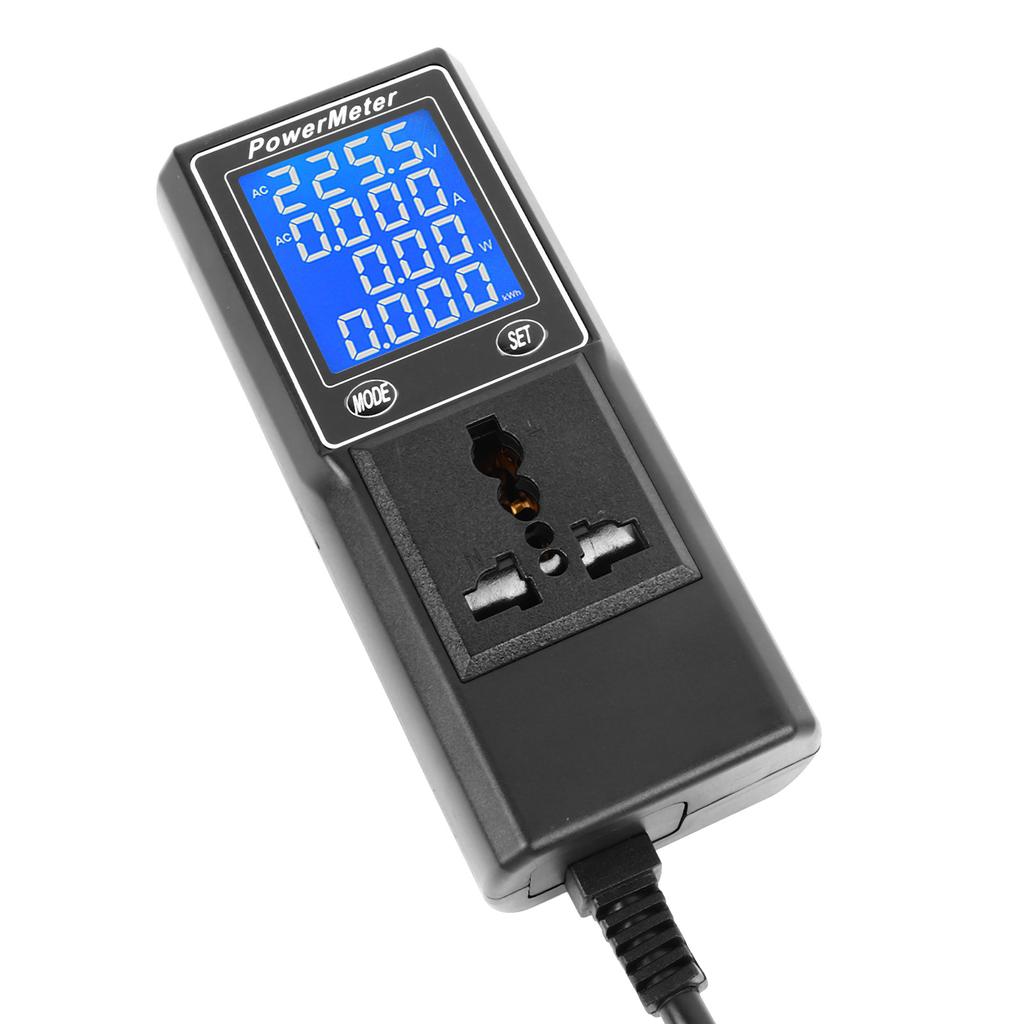 Монитор потребления электроэнергии Включаемый измеритель мощности Электрическое потребление мощности Ватт Вольт Ампер Метр
