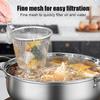 Stainless Steel Mesh Net Strainer Basket Colander  Pot Boil Food Colander To Strain Rinse Fry Steam Cook Vegetables Pasta