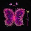 Крылья бабочки, светящиеся яркие цвета, тонкая работа, детский наряд, крылья бабочки, фестивали, вечеринки, дни рождения