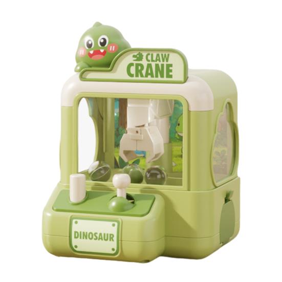 Kids Claw Machine Toy Dinosaur Duck Cartoon Grab Ball Game for Toddlers Fun Candy Claw Crane with Easy Controls