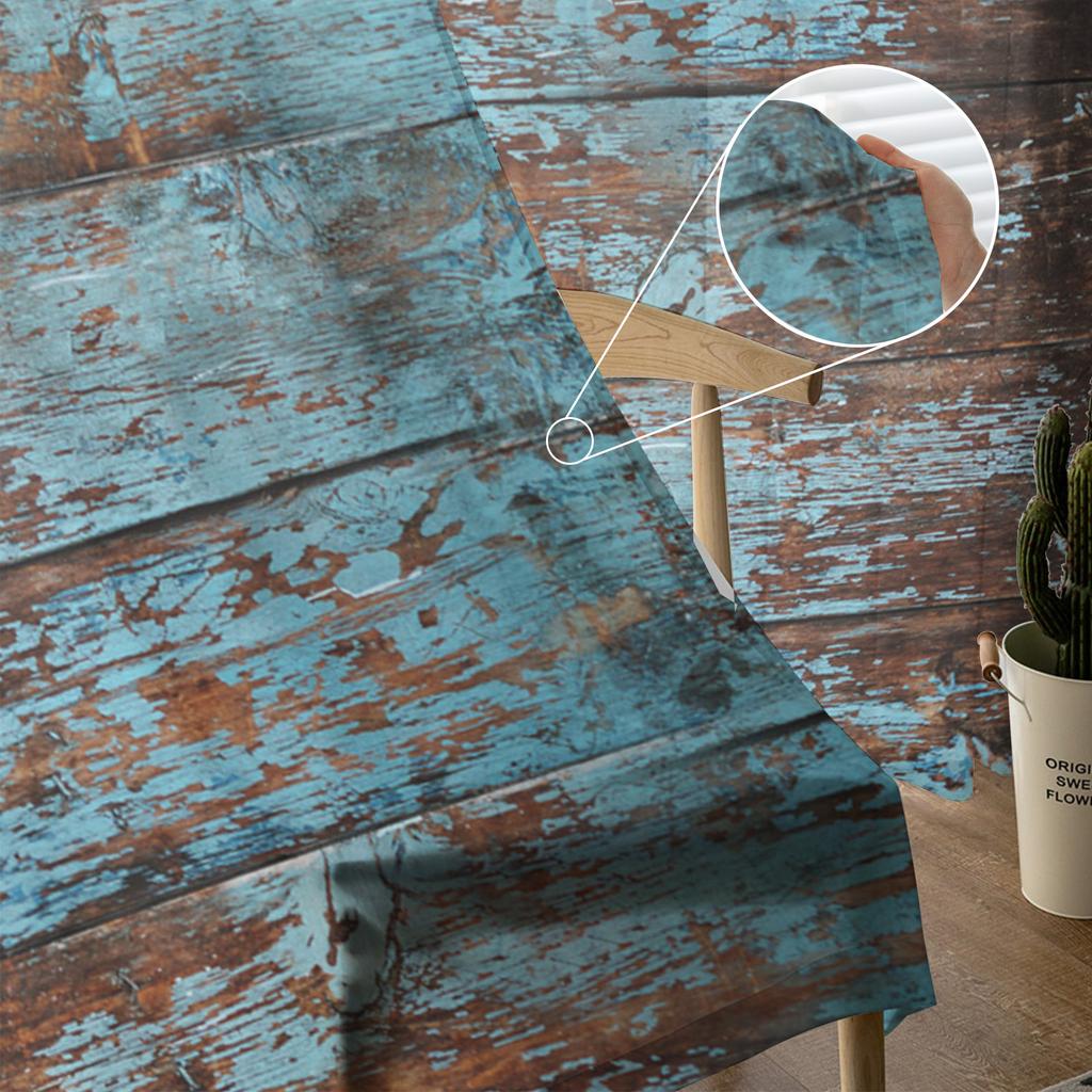 Ретро-прозрачные шторы с древесным рисунком для украшения гостиной, оконные шторы для кухни, тюль, вуаль, органза, шторы