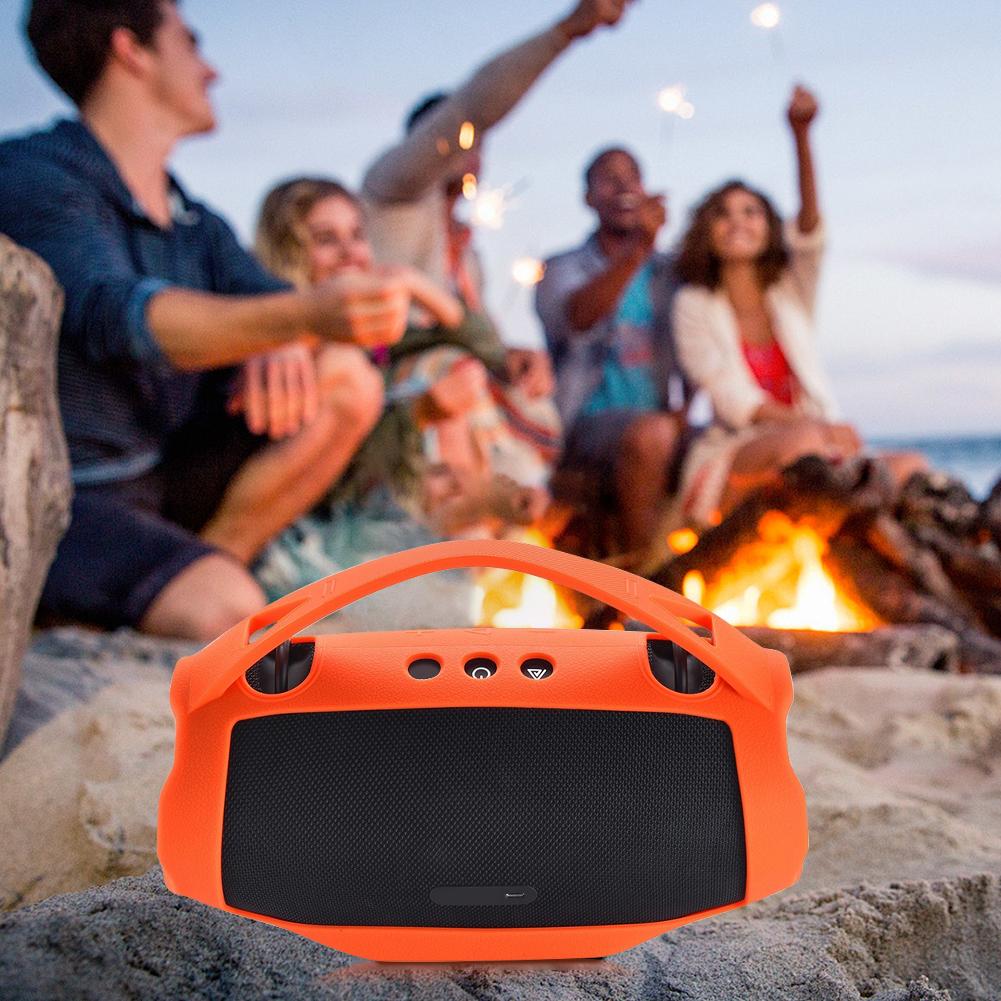 For JBL Xtreme 4 Silicone Cover Case Shockproof Silicone Carrying Case Anti-slip Speaker Shell Sleeve Skin Portable BT Speaker