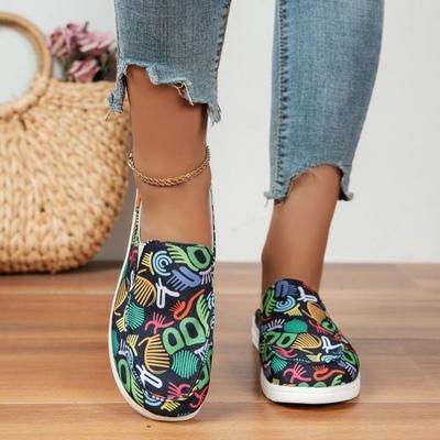 Мода 2024 года, новый стиль, женская обувь из парусины, плоская обувь, повседневные дышащие кроссовки, удобные туфли на плоской подошве для ходьбы для женщин, zapatos de mujer