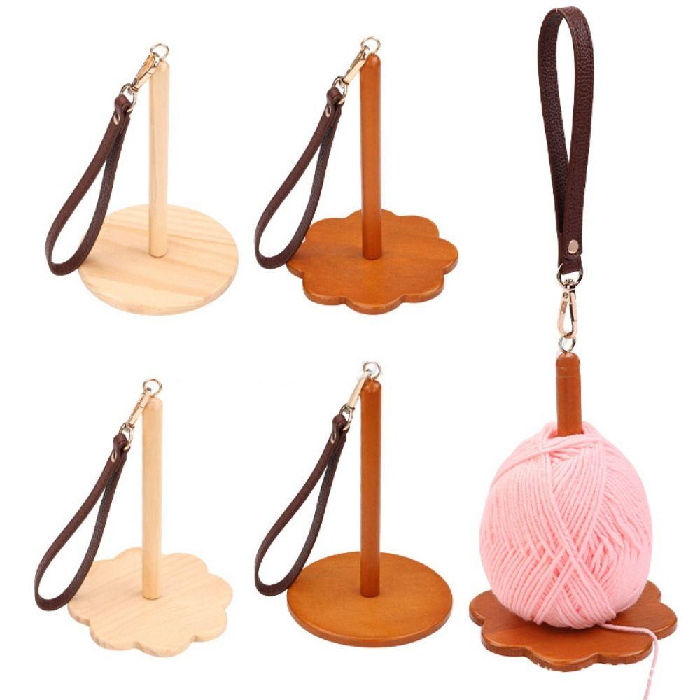 С браслетом на запястье, подставка для клубка пряжи, портативная, для рукоделия, катушка для швейных ниток, моталка для шерстяных клубков, вязание крючком