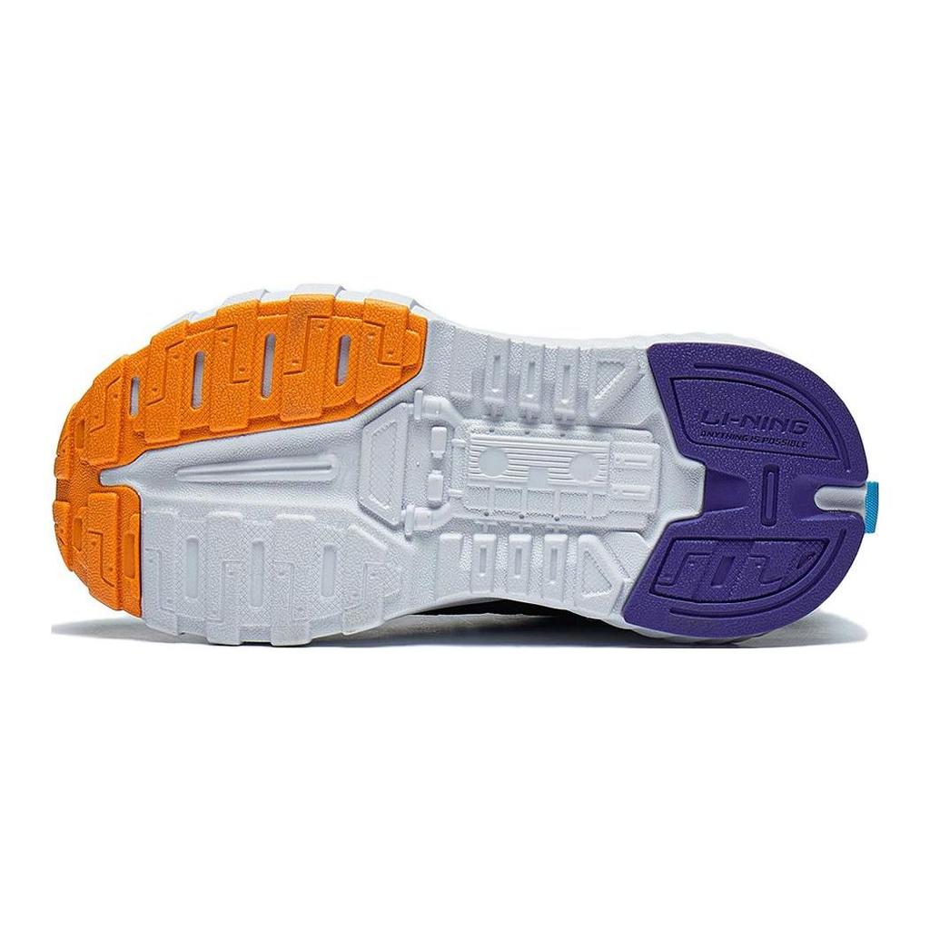 Li Ning Kids Flash Shadow V6 Non-Slip Shock Absorbing Low-Top Running Shoes Kids Running Shoes Black YKNT112-3