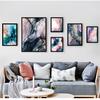 Creative Picture Living Room Decoration Abstract Cloud Canvas Painting Colorful Wall Art Nordic Poster Print Contemporary