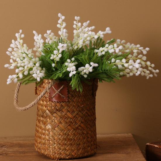 Искусственный цветок, детальный, не выцветающий, привлекательный, украшение для дома, декор для рабочего стола, декоративная форма против падения, имитация растения, домашний орнамент