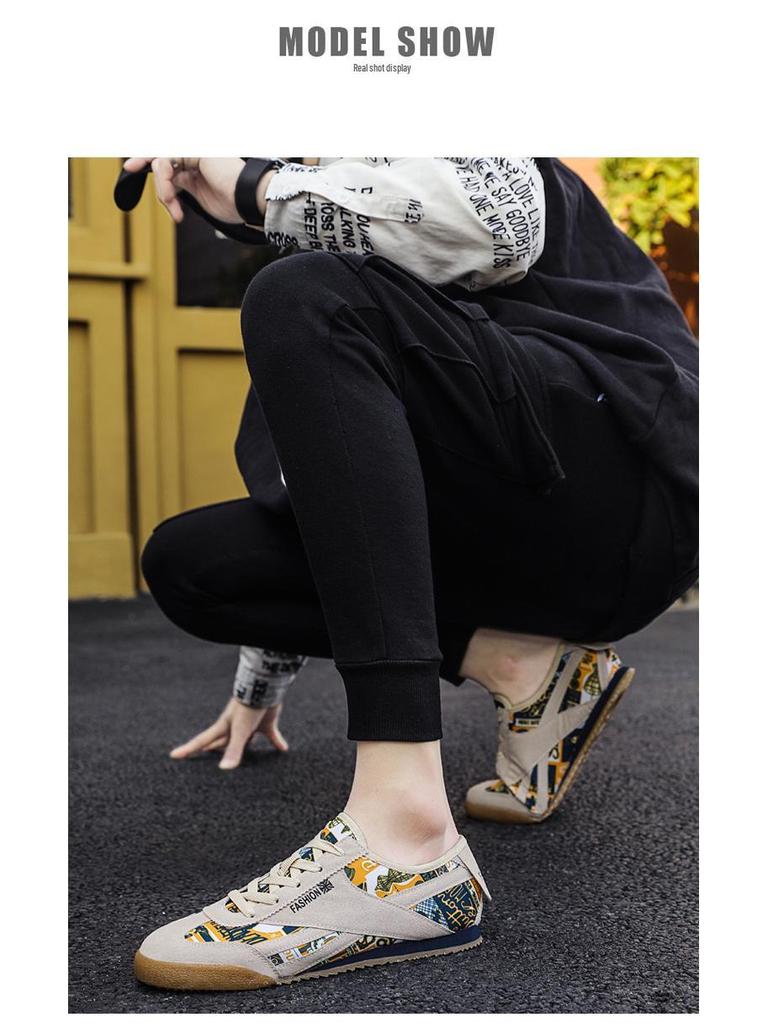 Лето 2024 Мужские дышащие повседневные туфли для вождения - Лоферы на все случаи жизни в стиле Форреста Гампа