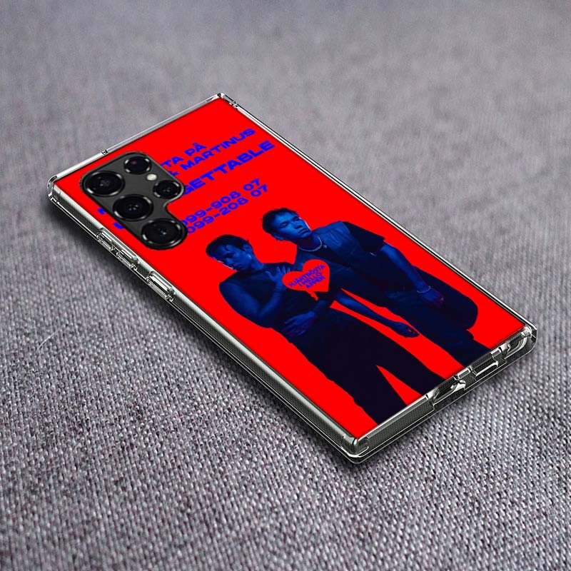 Marcus And Martinus Music Phone Case For Samsung Galaxy S24 S23 S21 S20 FE S22 S26 Ultra S25 Edge S10 Plus Cover Clear TPU Capa