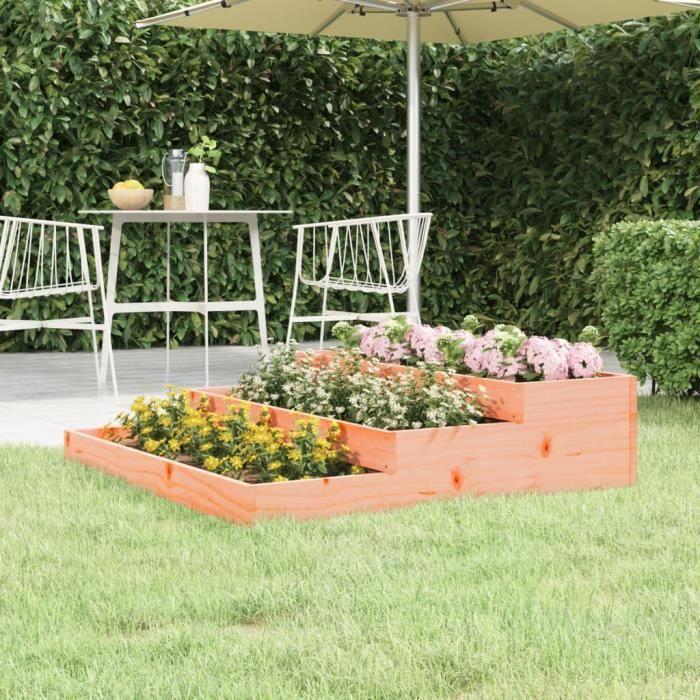 VidaXL Planter 107x107x27 Cm Solid Douglas Wood 823918