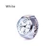 Creative Ring Watch Unisex Lady Girl Steel Round Elastic Quartz Finger Ring Watch