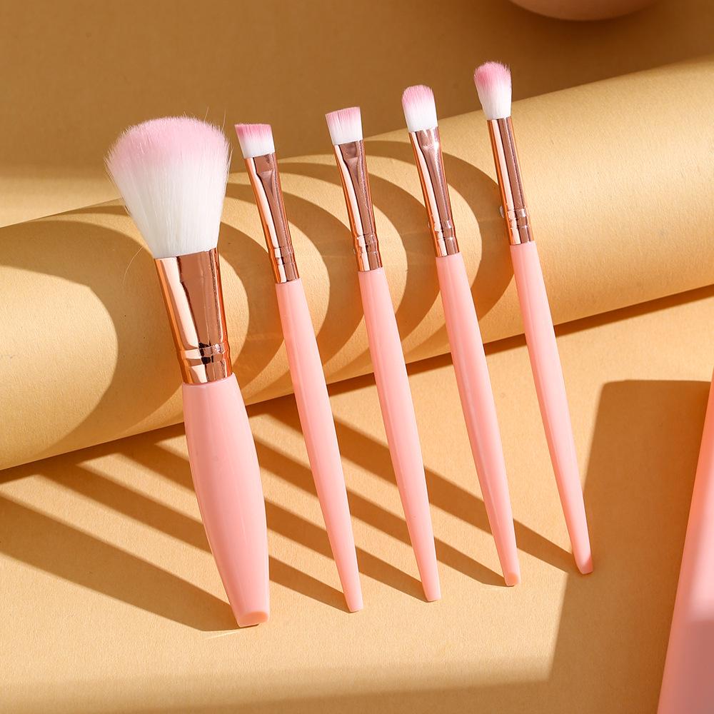 Мини-портативный набор кистей для макияжа - мягкий ворс, коробка для хранения, идеально подходит для новичков