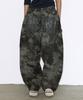 Модные Джинсовые Брюки Широкие Клубные Джинсы с Заплатками (Camo) F26Qd150