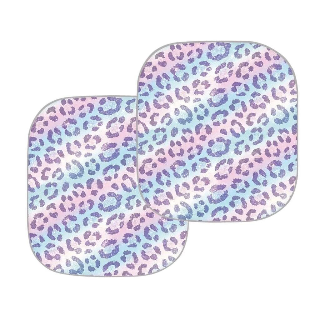 Car Sunshade, Car Window, Sunshade, Sunscreen, Thermal Insulation, Windshield, Car Front Block Leopard Print Pattern