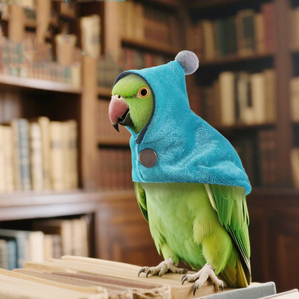 Thick Warm Bird Cape Cloak Winter Outdoor Outfit for Cockatiel Parrot Pet Bird Supplies