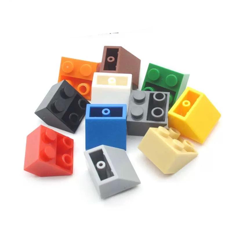 40PCS ROOF TILE 2X2/45 INV. Compatible 3660 Bricks, Slopes Self-Locking Bricks Building Blocks Toys Accessories