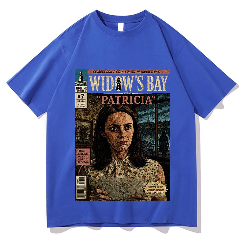 Widows Bay Tshirts Summer Cotton Short Sleeve Female Tshirts Streetwear Unisex Casual Loose Oneck Tees Aesthetic Harajuku Tops
