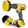 3pcs Drill Brush Set, Power Scrubber Wash Cleaning Brushes Tool Kit