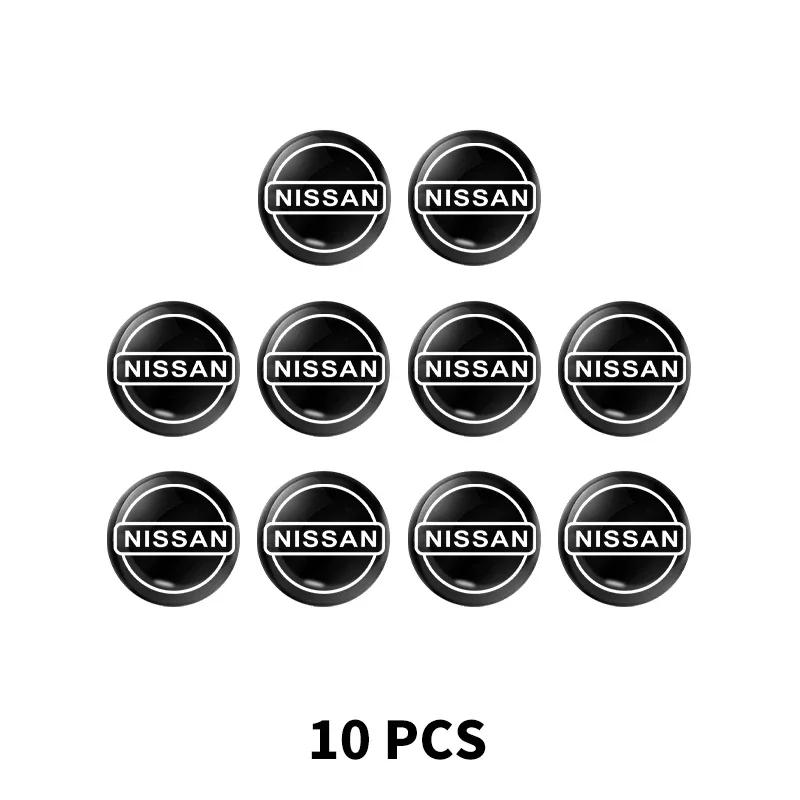 2/5/10Pcs Car Door Keyhole Sticker Auto Lock Decoration Protection Decal For Nissan Nismo Micra Qashqai Altima Maxima Sentra