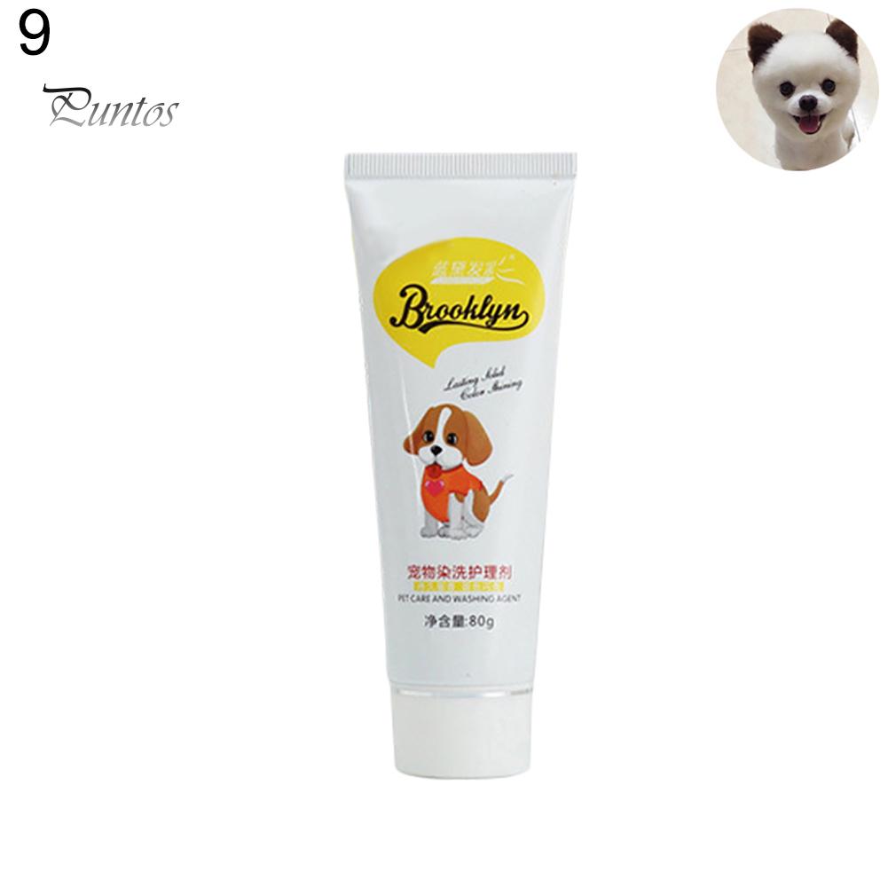 Нетоксичная краска для шерсти питомцев для собак и кошек - 80 г, временная и смываемая