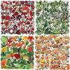 Floral Ink PET Transparent Stickers for Phone, Laptop, Suitcase, and Cup Decoration
