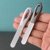 Stainless Steel Nail File, Precision Sandblasting Double-sided Nail Grinder, Nail File Strip for Shaping and Polishing