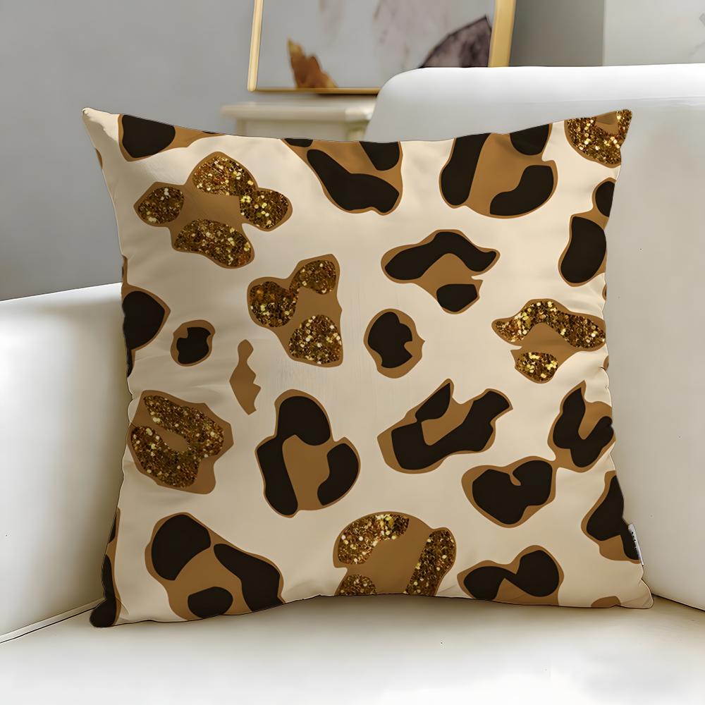 flower pattern Cushion Cover Soft  EasyWash Pillow Case  Versatile for Couch Bed Travel and Office