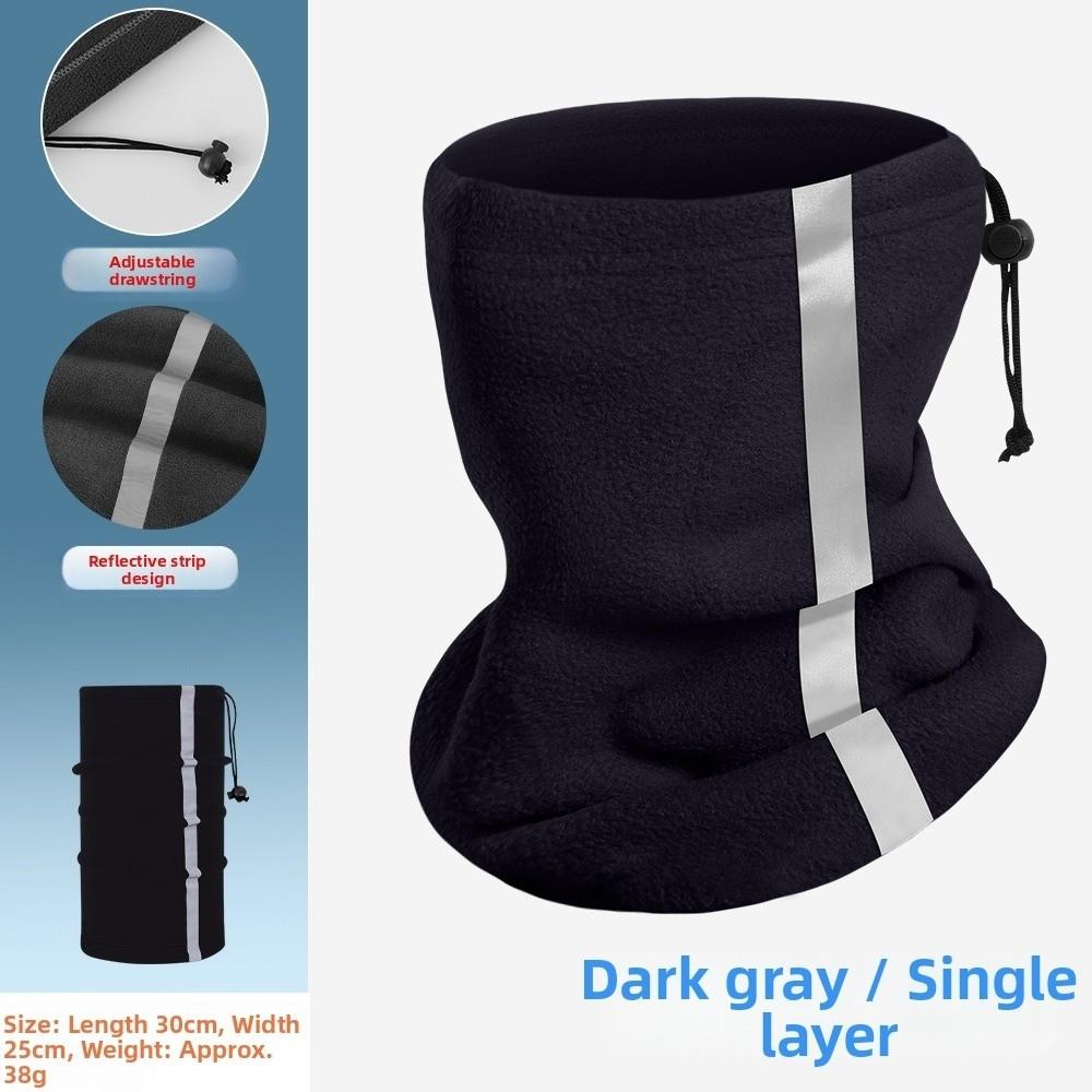 Windproof Winter Warm Fleece Neck Scarves Multicolors Motorcycle Half Face Mask Scarf